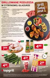 Gazetka promocyjna Stokrotka - Supermarket - Gazetka - ważna od 03.07 do 03.07.2024 - strona 8 - produkty: Kurczak, Sos, Mus, Bagietka, Grill, Kamis, Lazur, Pomidory, Podudzie z kurczaka, Musztarda, HP