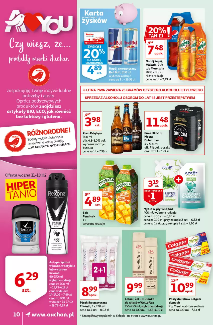 Gazetka promocyjna Auchan - I love you 2 supermarkety - ważna 11.02 do 17.02.2021 - strona 10