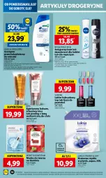 Gazetka promocyjna Lidl - GAZETKA - Gazetka - ważna od 10.07 do 10.07.2024 - strona 44 - produkty: Nivea Men, Mydło w płynie, Top, Mus, Dezodorant, Maska do twarzy, Szampon, Peeling, Mydło, Lakier hybrydowy, Arbuz, Maska, Antyperspirant, Luksja, Nivea, Lakier