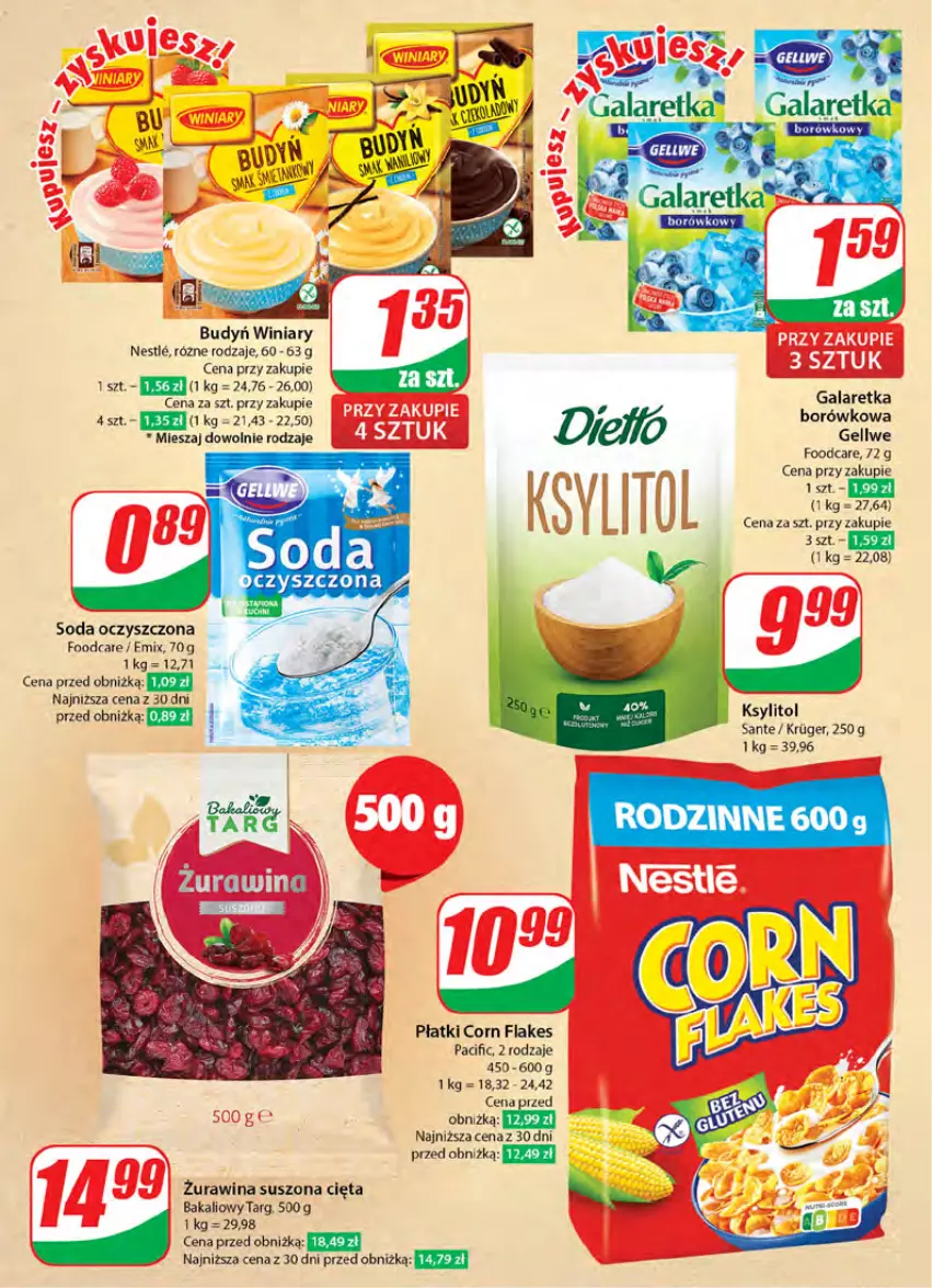 Gazetka promocyjna Dino - Gazetka 40 / 2024 - ważna 02.10 do 08.10.2024 - strona 16 - produkty: Cif, Corn flakes, Gala, Galaretka, Ksylitol, Sante, Soda oczyszczona