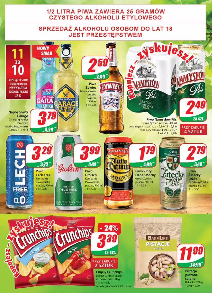 Gazetka promocyjna Dino - Gazetka - ważna 31.03 do 06.04.2021 - strona 18 - produkty: Carlsberg, Namysłów, Napój, Piwo