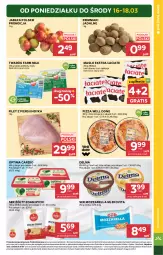 Gazetka promocyjna Stokrotka - Supermarket - Gazetka - ważna od 18.03 do 18.03.2026 - strona 5 - produkty: Mozzarella, Warzywa, Ser, Gra, Twaróg, Optima Cardio, Ziemniaki, Mlekovita, Filet z piersi indyka, Optima, Pizza, Farm Milk, Edam, Owoce, Delma, Flora, Masło, Mięso, Jabłka, Mleko, Fa