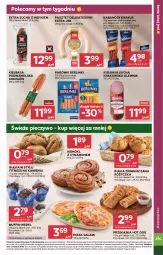 Gazetka promocyjna Stokrotka - Supermarket - Gazetka - ważna od 18.03 do 18.03.2026 - strona 9 - produkty: Piec, Krakus, Warzywa, Sok, Hot dog, Salami, Sokołów, Parówki, Pasztet, Kiełbasa podwawelska, Wawel, Optima, Pizza, Pieczywo, Owoce, Kabanos, Kiełbasa, Olewnik, Berlinki, Bułka, Mięso