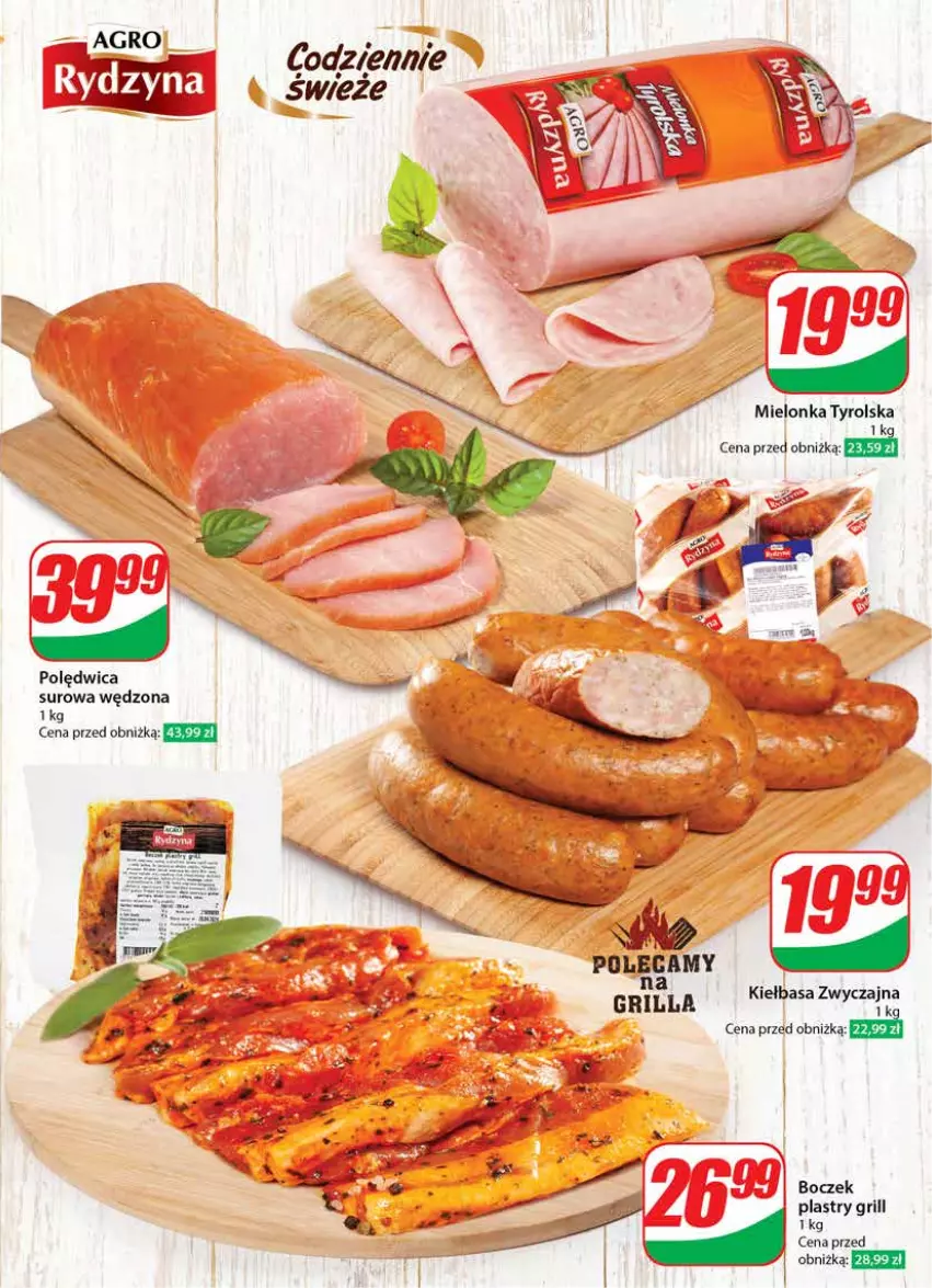 Gazetka promocyjna Dino - Gazetka 20 / 2024 - ważna 15.05 do 21.05.2024 - strona 31 - produkty: Boczek, Grill, Kiełbasa, Mielonka tyrolska, Polędwica