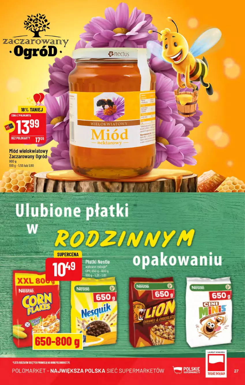 Gazetka promocyjna PoloMarket - Gazetka pomocyjna - ważna 20.07 do 26.07.2022 - strona 27 - produkty: Miód, Ogród