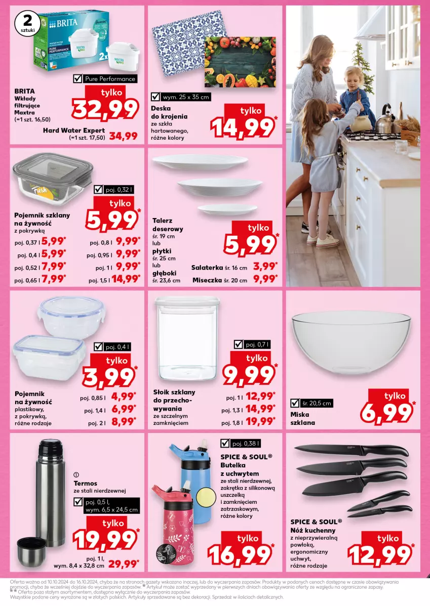 Gazetka promocyjna Kaufland - Kaufland - ważna 10.10 do 16.10.2024 - strona 15 - produkty: Brit, Brita, Deser, LANA, Miseczka, Miska, Pojemnik, Pojemnik szklany, Pur, Salaterka, Ser, Talerz