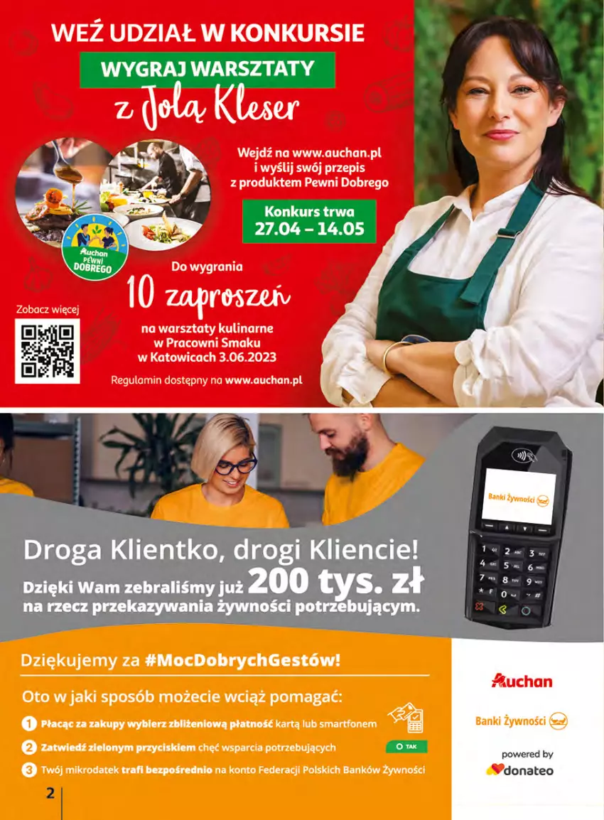 Gazetka promocyjna Auchan - Gazetka Wielkie majowe odkrycia cenowe Hipermarket Auchan - ważna 27.04 do 02.05.2023 - strona 2 - produkty: Gra