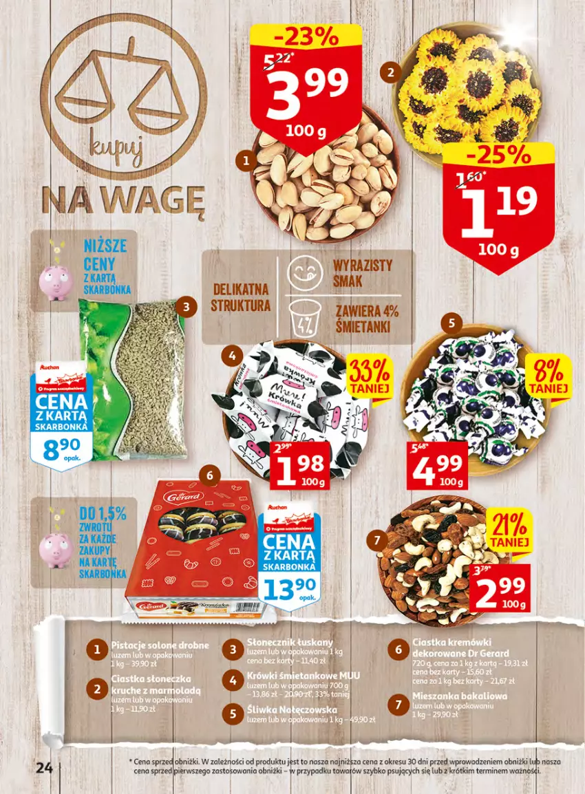 Gazetka promocyjna Auchan - Gazetka Wielkie majowe odkrycia cenowe Hipermarket Auchan - ważna 27.04 do 02.05.2023 - strona 24 - produkty: O nas