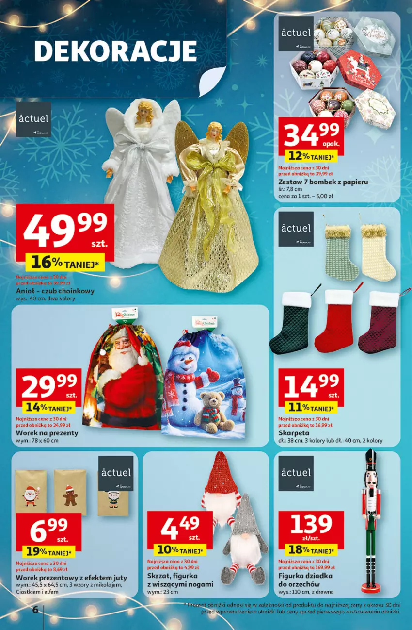 Gazetka promocyjna Auchan - Gazetka Święta jak babcię kocham Hipermarket Auchan - ważna 04.12 do 10.12.2025 - strona 6 - produkty: Karp, Papier, Skrzat
