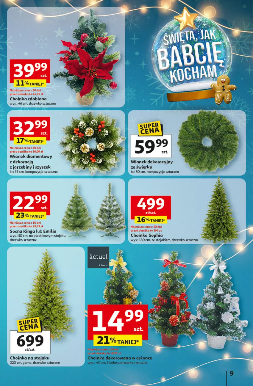 Gazetka promocyjna Auchan - Gazetka Święta jak babcię kocham Hipermarket Auchan - ważna 04.12 do 10.12.2025 - strona 9 - produkty: Choinka, Inka, Sos, Stojak
