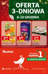 Gazetka promocyjna Auchan - Gazetka Święta jak babcię kocham Hipermarket Auchan - Gazetka - ważna od 10.12 do 10.12.2025 - strona 3 - produkty: Krakus, Sok, Tymbark