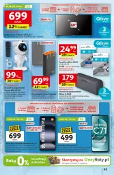 Gazetka promocyjna Auchan - Gazetka Święta jak babcię kocham Hipermarket Auchan - Gazetka - ważna od 10.12 do 10.12.2025 - strona 41 - produkty: LED TV, Redmi Note, Acer, Amol, Pendrive, Głośnik, Głośnik bluetooth, Bateria, Powerbank, Manta, Smartfon