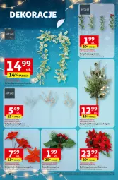 Gazetka promocyjna Auchan - Gazetka Święta jak babcię kocham Hipermarket Auchan - Gazetka - ważna od 10.12 do 10.12.2025 - strona 8 - produkty: Gwiazda, Girlanda, Roślina sztuczna, Bukiet