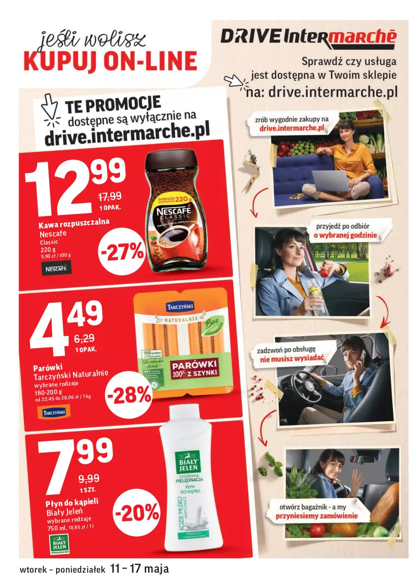 Gazetka promocyjna Intermarche - Świeżo i tanio - ważna 11.05 do 17.05.2021 - strona 32 - produkty: Kawa, Parówki, Tarczyński