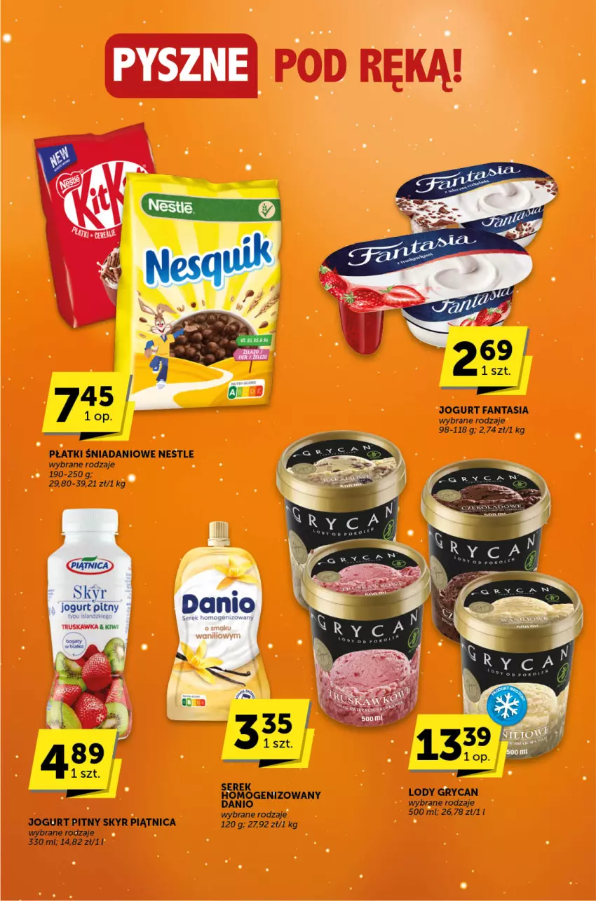 Gazetka promocyjna ABC - ważna 08.02 do 20.02.2024 - strona 8 - produkty: Danio, Fa, Fanta, Gry, Jogurt, Jogurt pitny, Lody, Piątnica, Ser, Serek