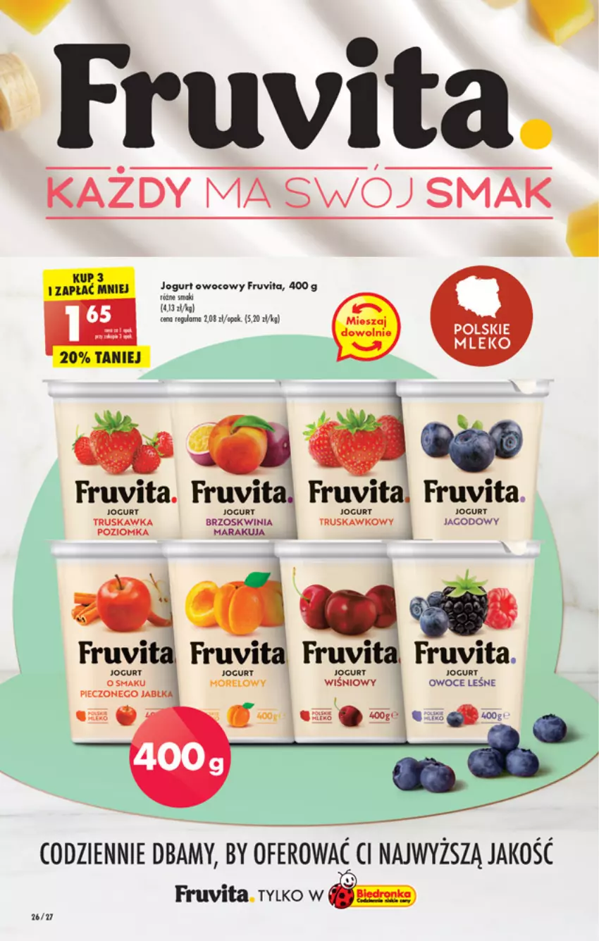 Gazetka promocyjna Biedronka - W tym tygodniu PN - ważna 21.03 do 26.03.2022 - strona 26 - produkty: Mleko