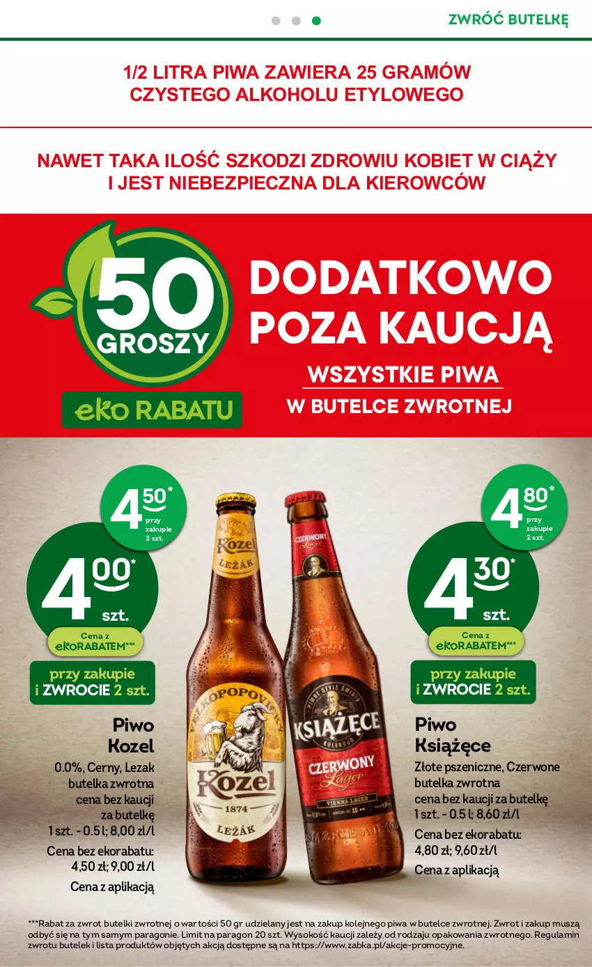 Gazetka promocyjna Żabka - ważna 22.11 do 05.12.2023 - strona 18 - produkty: Gra, Kozel, Książęce, Mus, Olej, Piec, Piwa, Piwo, Sok