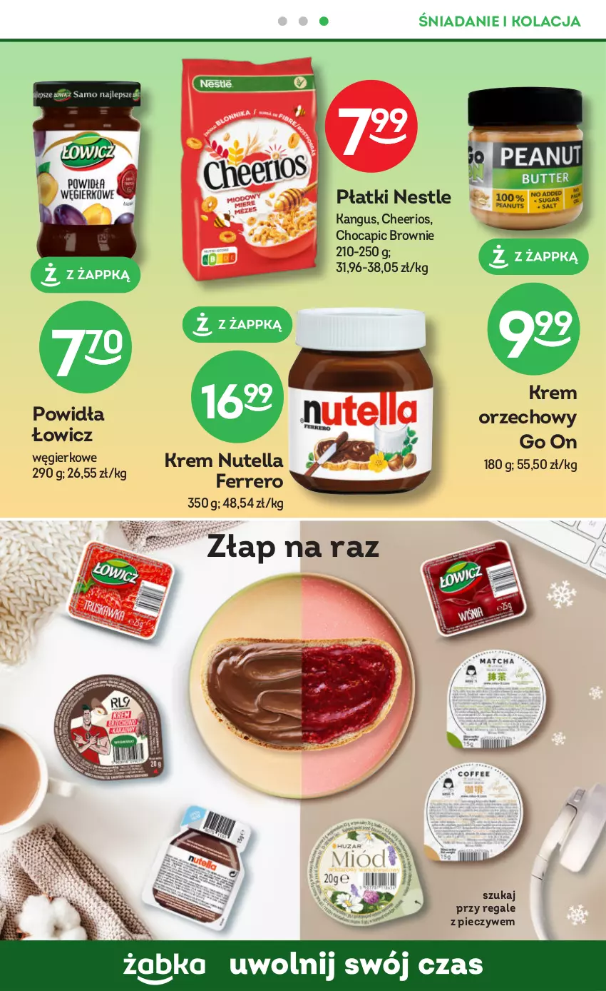 Gazetka promocyjna Żabka - ważna 22.11 do 05.12.2023 - strona 34 - produkty: Brownie, Cheerios, Ferrero, Krem orzechowy, Nutella, Piec