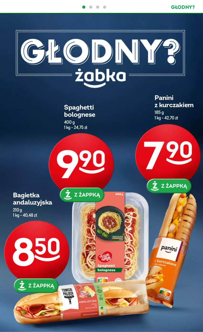 Gazetka promocyjna Żabka - ważna 22.11 do 05.12.2023 - strona 6 - produkty: Bagietka, Burger, Herbata, Kawa, Kurczak, Spaghetti