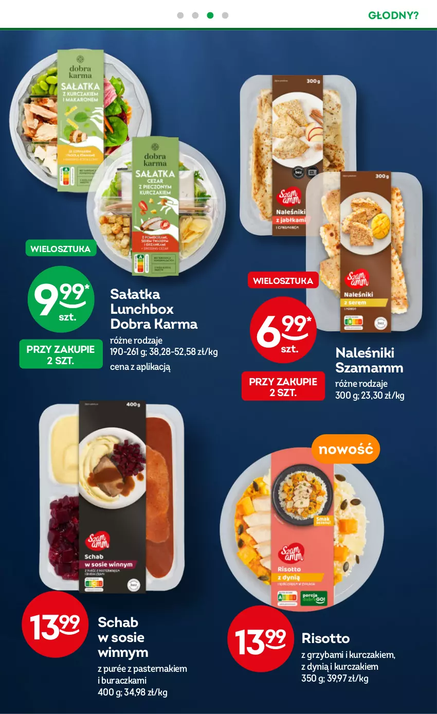 Gazetka promocyjna Żabka - ważna 22.11 do 05.12.2023 - strona 8 - produkty: Burger, Dynią, Herbata, Kawa, Kurczak, Naleśniki, Pur, Sałat, Sałatka, Sos