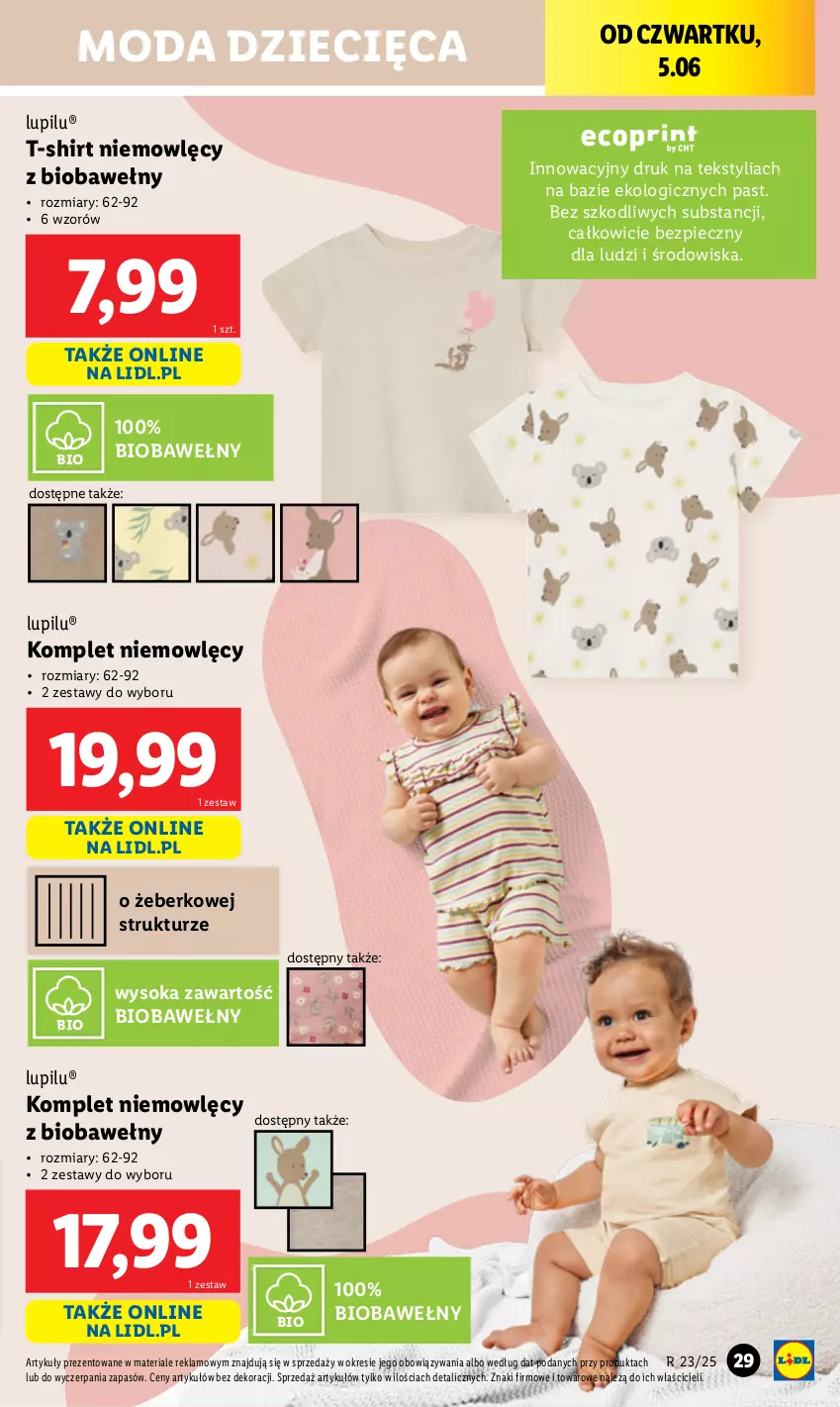 Gazetka promocyjna Lidl - GAZETKA - ważna 02.06 do 07.06.2025 - strona 33 - produkty: Dzieci, Moda, Piec, Sok, T-shirt