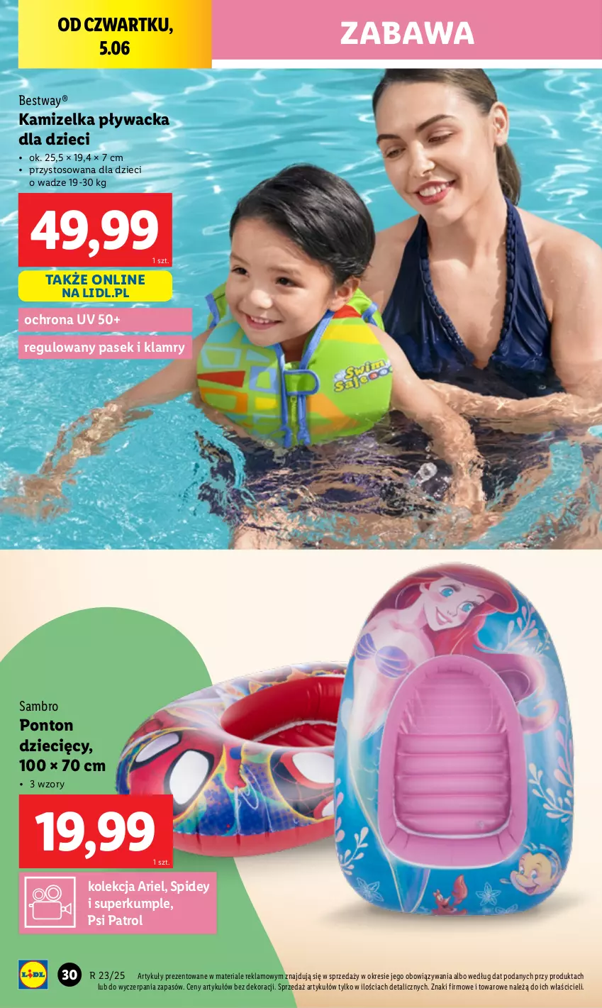 Gazetka promocyjna Lidl - GAZETKA - ważna 02.06 do 07.06.2025 - strona 38 - produkty: Ariel, Dzieci, Kamizelka, Pasek, Psi Patrol