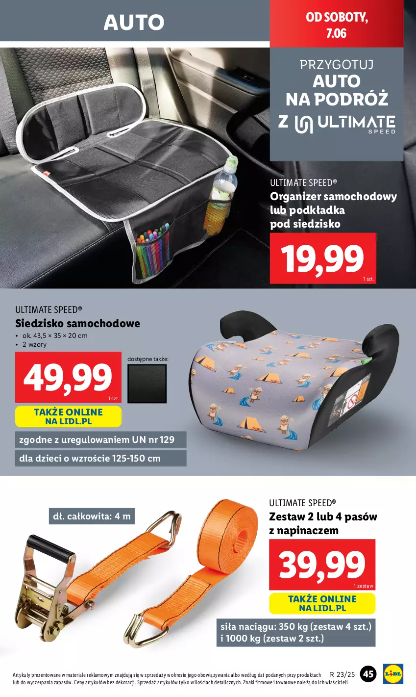 Gazetka promocyjna Lidl - GAZETKA - ważna 02.06 do 07.06.2025 - strona 53 - produkty: Dzieci, Organizer, Podkład, Podkładka, Siedzisko