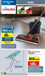 Gazetka promocyjna Lidl - GAZETKA - Gazetka - ważna od 07.06 do 07.06.2025 - strona 20 - produkty: Mop, Deska do prasowania, Rama, Wieszak, Vileda, Wiadro, Pokrowiec, Sprzątanie