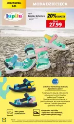 Gazetka promocyjna Lidl - GAZETKA - Gazetka - ważna od 07.06 do 07.06.2025 - strona 34 - produkty: Top, Sandał, Moda, Dzieci