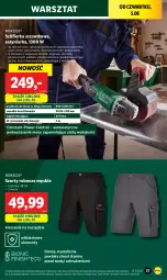 Gazetka promocyjna Lidl - GAZETKA - Gazetka - ważna od 07.06 do 07.06.2025 - strona 45 - produkty: Parkside, Szorty, Szczotka, Szlifierka, Control