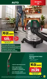 Gazetka promocyjna Lidl - GAZETKA - Gazetka - ważna od 07.06 do 07.06.2025 - strona 49 - produkty: Parkside, Odkurzacz, Top, Przewód, Papier, Rura, Lampa LED, Lampa, Akumulator