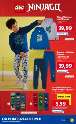 Gazetka promocyjna Lidl - GAZETKA - Gazetka - ważna od 05.12 do 05.12.2021 - strona 23 - produkty: Sok, Ser, LEGO Ninjago, Karp, Skarpetki, Dres, LEGO, Dzieci, Spodnie, Bluza