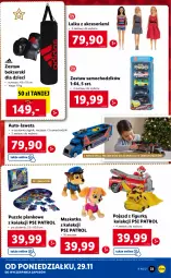 Gazetka promocyjna Lidl - GAZETKA - Gazetka - ważna od 05.12 do 05.12.2021 - strona 31 - produkty: Ser, Chodzik, Samochodziki, Zestaw bokserski, Puzzle, Pojazd, Dzieci, Waga, Lalka, Psi Patrol