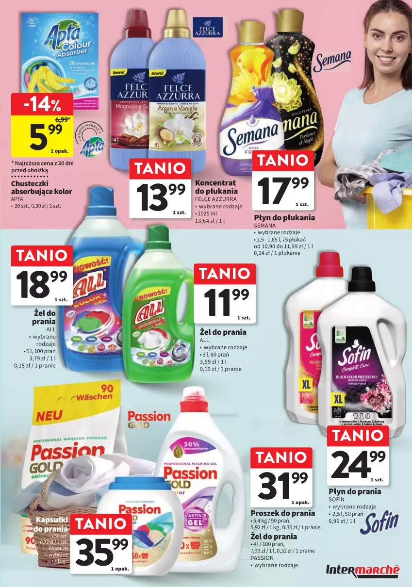 Gazetka promocyjna Intermarche - Gazetka Intermarche - ważna 11.07 do 24.07.2024 - strona 11 - produkty: Chusteczki, Płyn do płukania, Płyn do prania, Sito