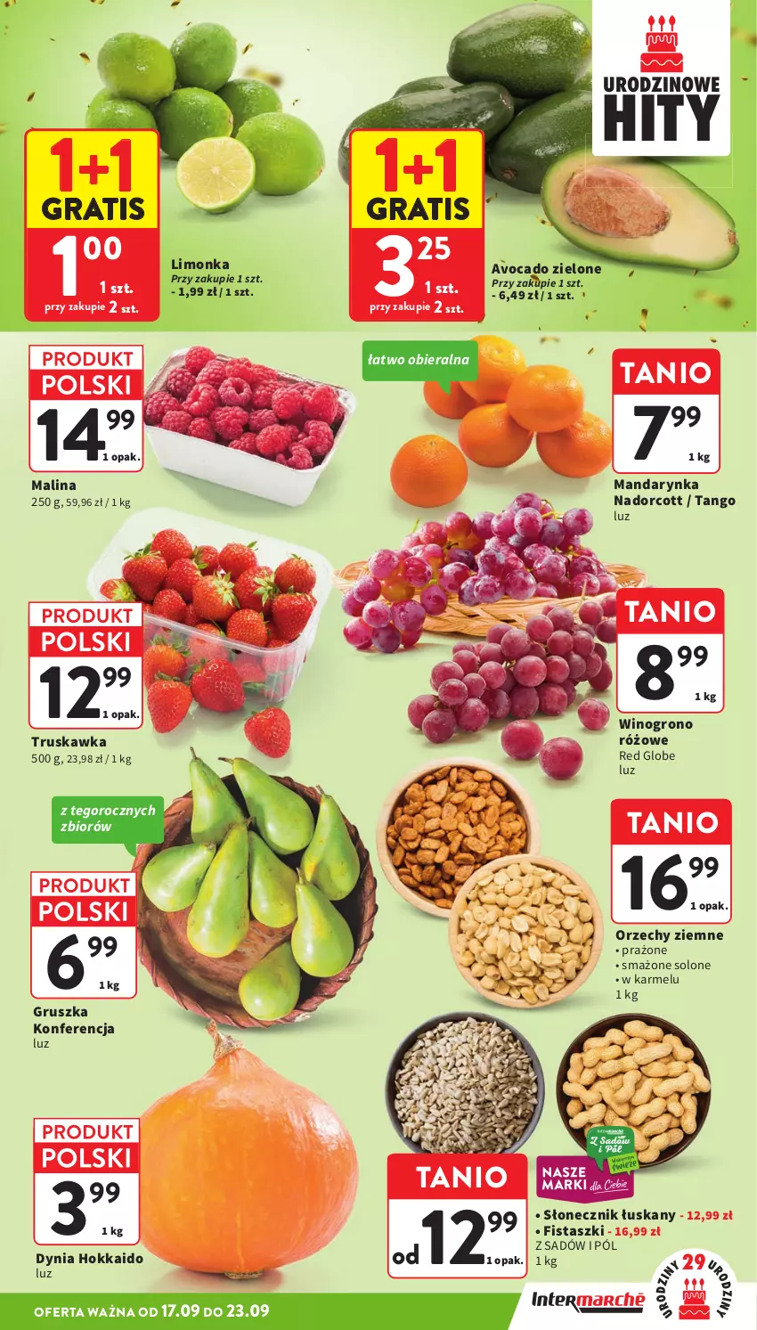 Gazetka promocyjna Intermarche - Gazetka Intermarche - ważna 17.09 do 23.09.2026 - strona 11 - produkty: Avocado, Gra, Limonka, Wino