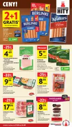 Gazetka promocyjna Intermarche - Gazetka Intermarche - Gazetka - ważna od 23.09 do 23.09.2026 - strona 17 - produkty: Piec, Krakus, Gra, Drobimex, Parówki, Szynka, Galbani, Frankfurterki, Danio, Kabanos, Szynka delikatesowa, Kiełbasa, Berlinki