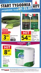 Gazetka promocyjna Intermarche - Gazetka Intermarche - Gazetka - ważna od 23.09 do 23.09.2026 - strona 47 - produkty: Papier, Kawa ziarnista, Ogórek, Kawa, Ręcznik, Rolki, Jacobs