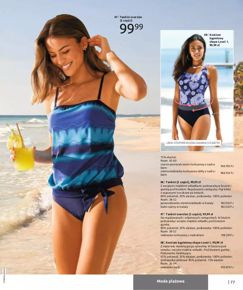 Gazetka promocyjna Bonprix - Kwiatowa fiesta - ważna 11.04 do 11.10.2022 - strona 79 - produkty: Bikini, Figi, Kostium, Top, Wkładki