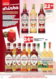 Gazetka promocyjna Topaz - Gazetka - Gazetka - ważna od 16.04 do 16.04.2026 - strona 6 - produkty: Sok, Soplica, Cytryny, Krupnik, Wino, Sprite, Lanki, Napój, Mięta, Likier, HP