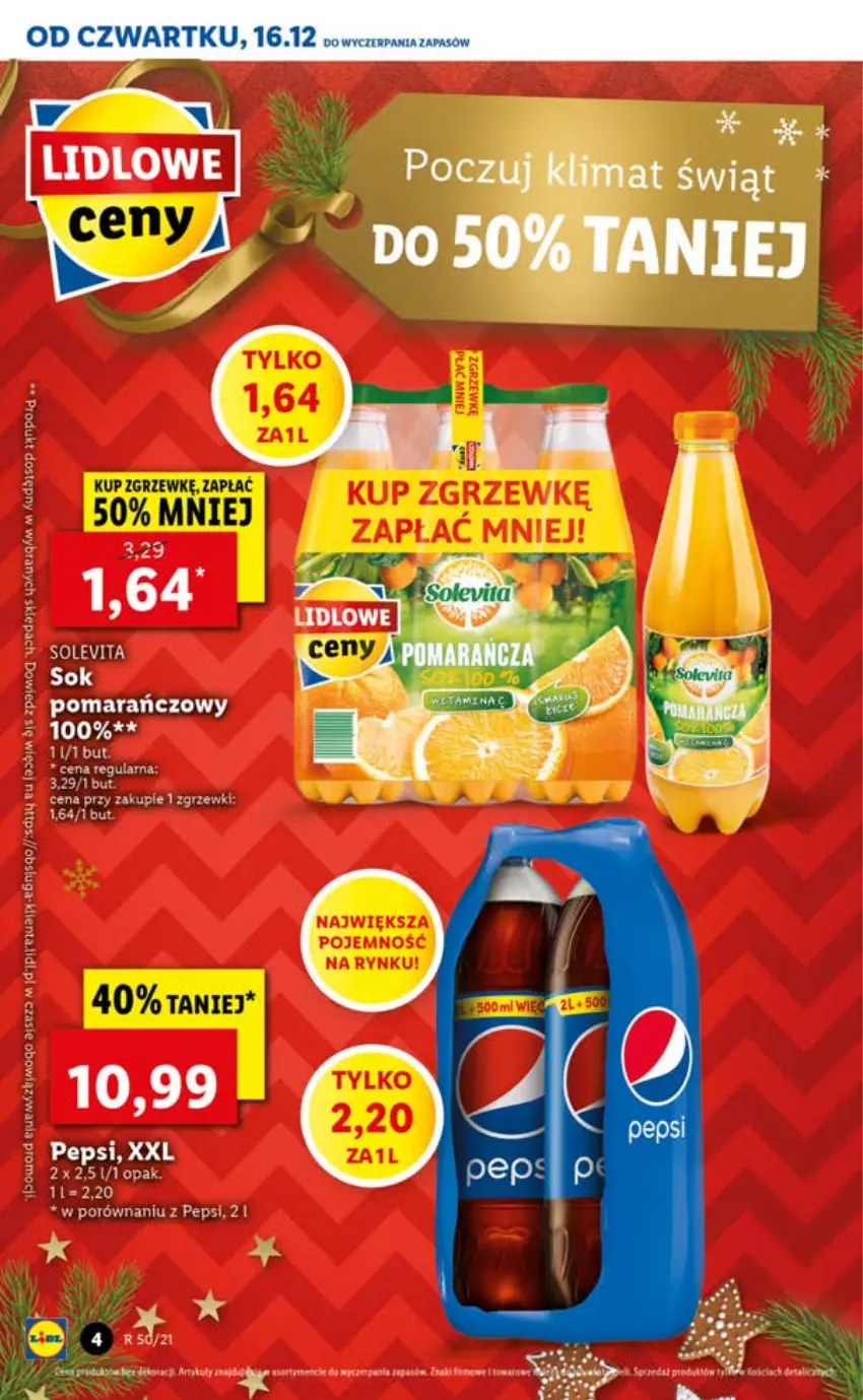 Gazetka promocyjna Lidl - GAZETKA OD 16.12 DO 19.12 - ważna 16.12 do 19.12.2021 - strona 4 - produkty: LG