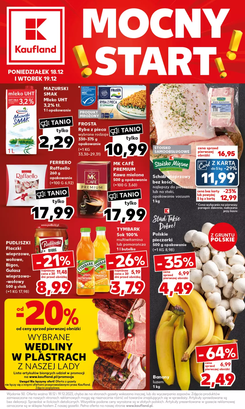 Gazetka promocyjna Kaufland - Mocny Start - ważna 18.12 do 19.12.2023 - strona 1 - produkty: Waga