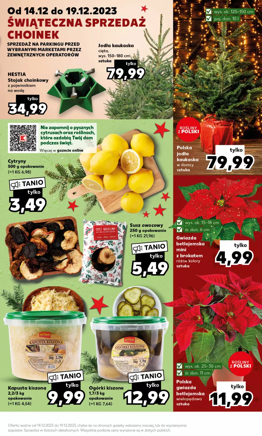 Gazetka promocyjna Kaufland - Mocny Start - ważna 18.12 do 19.12.2023 - strona 11 - produkty: Cytryny, Kask, Pojemnik, Stojak