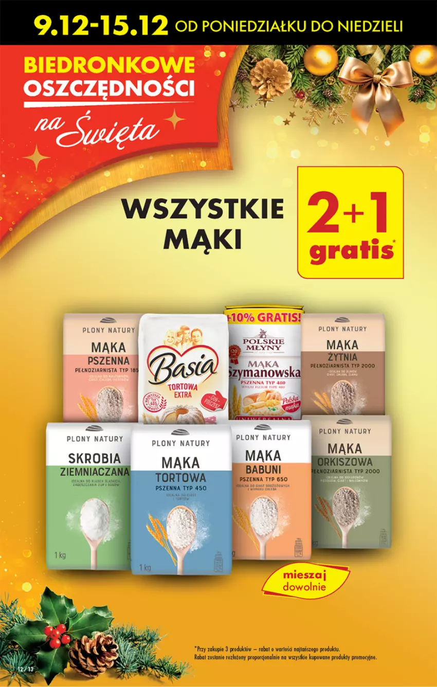 Gazetka promocyjna Biedronka - Od poniedzialku - ważna 09.12 do 14.12.2024 - strona 12 - produkty: Babuni, Mąka, Por