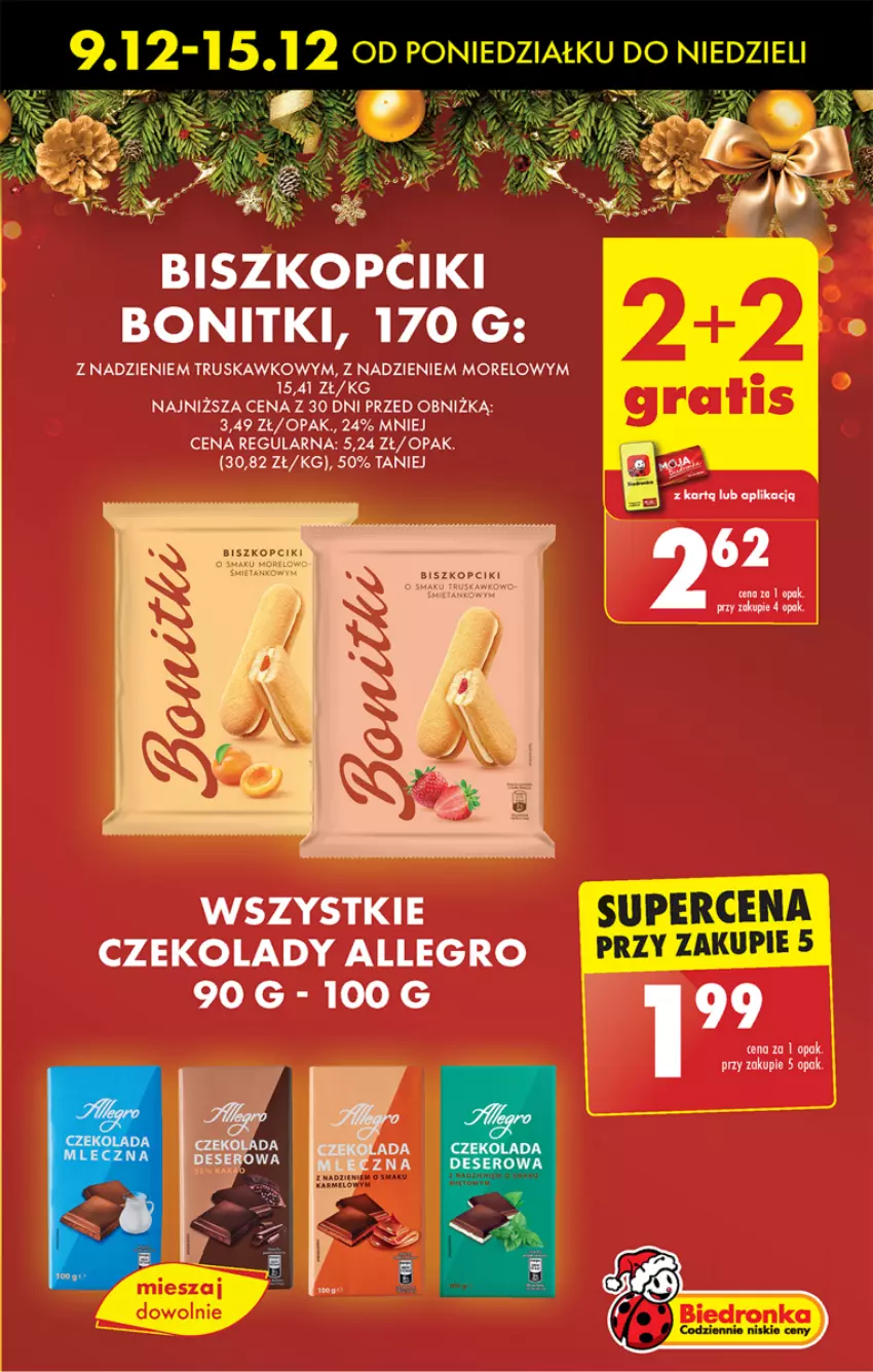 Gazetka promocyjna Biedronka - Od poniedzialku - ważna 09.12 do 14.12.2024 - strona 15 - produkty: Allegro, Bonitki