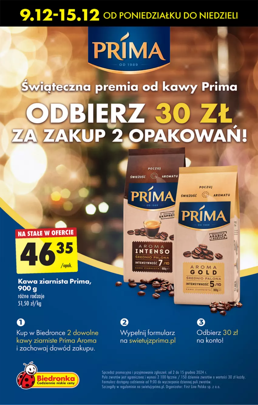 Gazetka promocyjna Biedronka - Od poniedzialku - ważna 09.12 do 14.12.2024 - strona 52 - produkty: Dron, Gra, Kawa, Kawa ziarnista, Prima