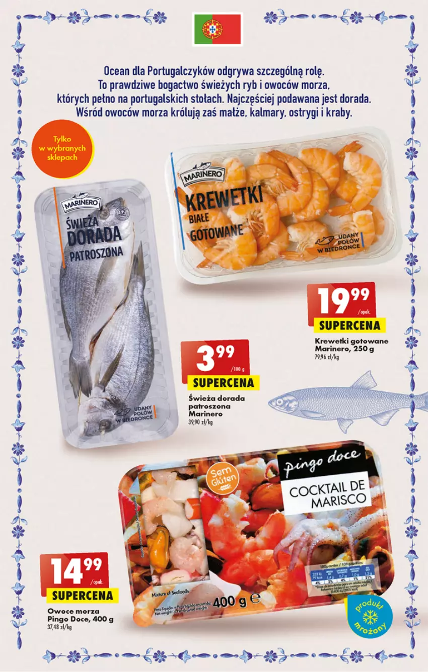 Gazetka promocyjna Biedronka - ważna 23.02 do 01.03.2023 - strona 25 - produkty: Gry, Kalmar, Kalmary, Krewetki, Małże, Ostrygi, Owoce, Owoce morza, Por