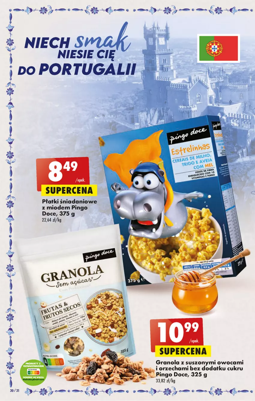 Gazetka promocyjna Biedronka - ważna 23.02 do 01.03.2023 - strona 30 - produkty: Danio, Gra, Granola, Por