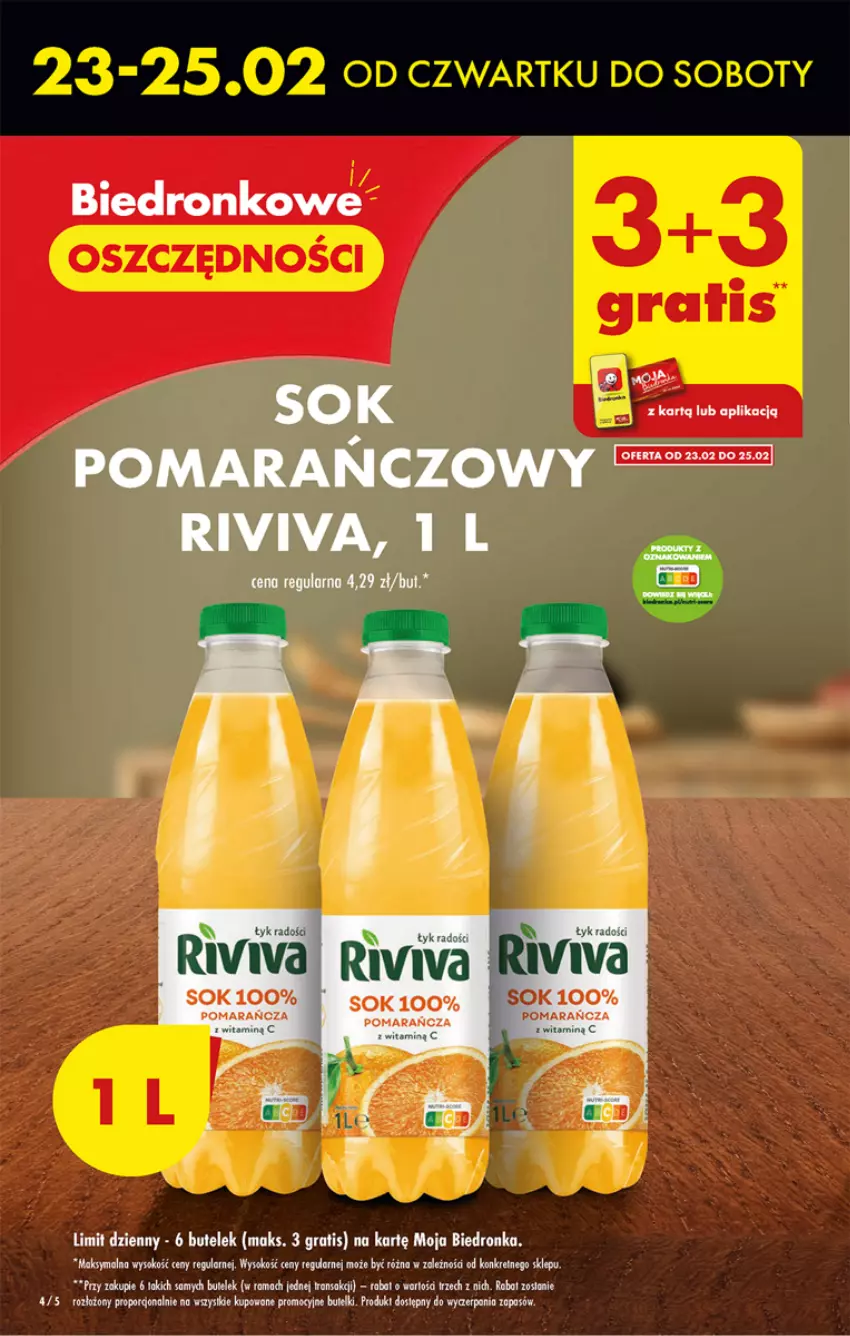 Gazetka promocyjna Biedronka - ważna 23.02 do 01.03.2023 - strona 4 - produkty: Dron, Gra, Rama, Sok, Tran