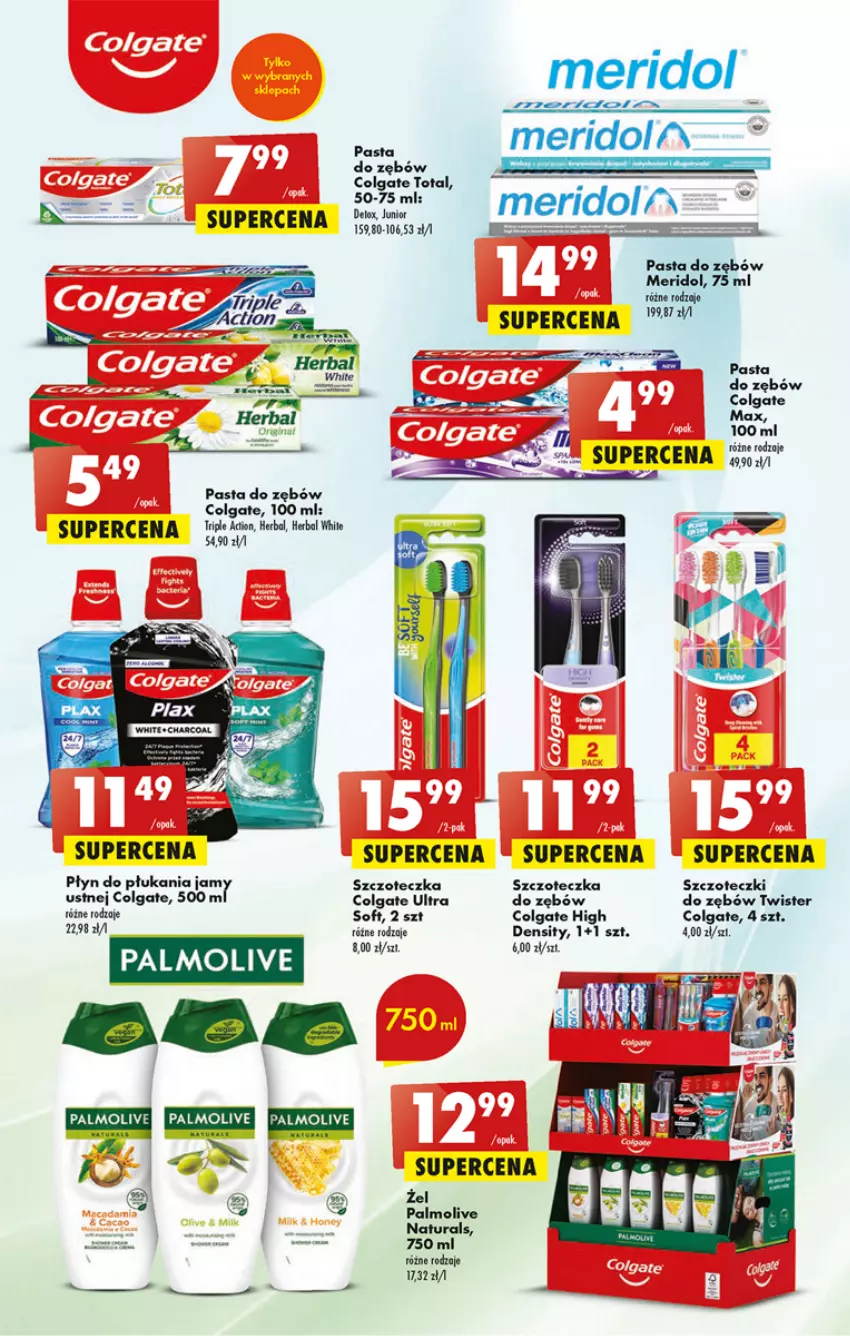 Gazetka promocyjna Biedronka - ważna 23.02 do 01.03.2023 - strona 51 - produkty: Colgate, Colgate Total, Gin, LG, Palmolive, Pasta do zębów, Płyn do płukania, Szczoteczka