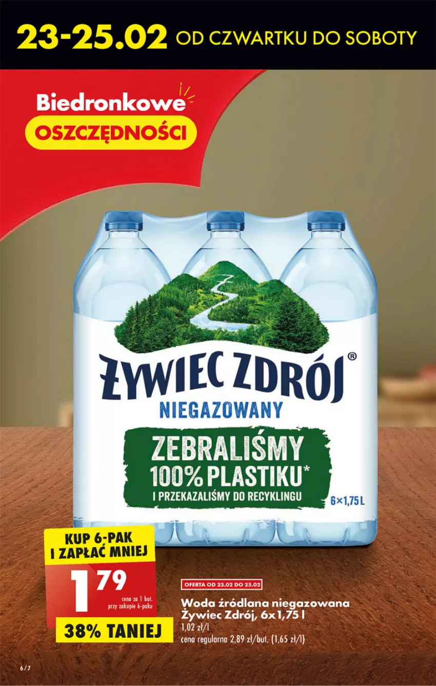 Gazetka promocyjna Biedronka - ważna 23.02 do 01.03.2023 - strona 6 - produkty: Dron, LANA, Woda